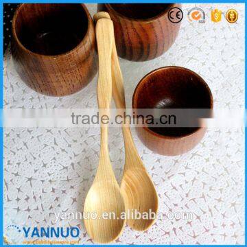 Natural Chinese Fir Material, Mini Wooden Spoon For Ice Cream Honey Wood Spoon photo-6