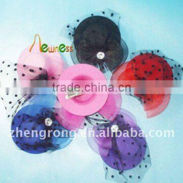 Hot Fashion Hair Accessories Hair Clip Girl's Royal Hair Hat Mix Colour