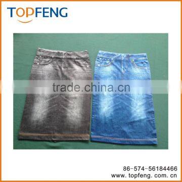 Jean Skirt/fashion Jeans Skirt photo-3