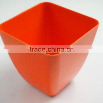 2016 Hot Selling Bio Eco Bamboo Fiber Square Flower Pot photo-5