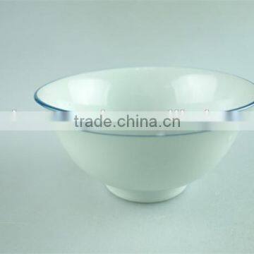 Ceramic Dinnerware Set With Blue Edge With Cheap Price in Stock photo-6
