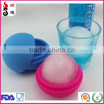 FDA-gread silicone soccer shape ice ball mod