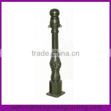 outdoor antique black cast iron bollard for sale