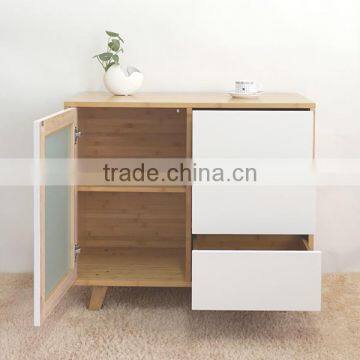 Practical Natural Bamboo Storage Cabinet for Kitchen Corner Design photo-2