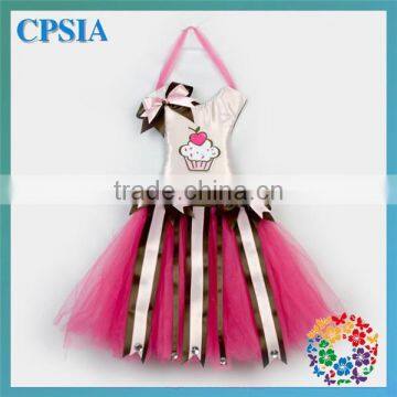 BQA-088 Sweet Beautiful Pink Yellow Tulle Purple Bow Holder Litter Girl Hair Bow Holder photo-4