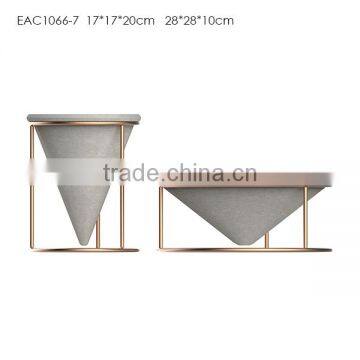 Balcony Pot Simple Style Concrete Plant Pot / Flower Pot photo-4