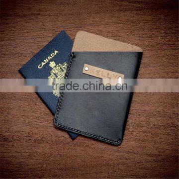 OEM leather passport holder Tanhooo genuine leather passport holder High quality A++++