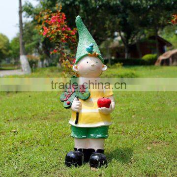 Wholesale Promotion Resin Craft Fiberglass Child Sculpture