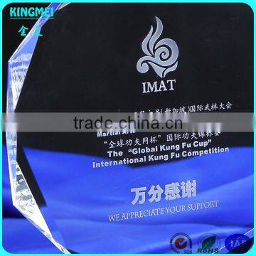 2015 Hot Sale Customized Crystal Trophy Round Diamond Award Glass Trophy Crystal Award Trophy photo-3