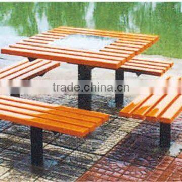 (HD-19502) Restaurant Table and Bench Picnic Table and Chairs photo-5