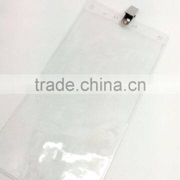 4" * 8" ID Badge Holder With Metal Clip, Name Tag Holder, ID Card Holder With Clip photo-2