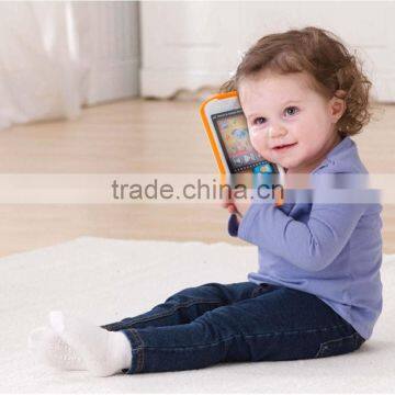 Plastic Kids Mobile Phone Toys, Baby Musical Early Learning Phone Toys With Light And Music photo-5