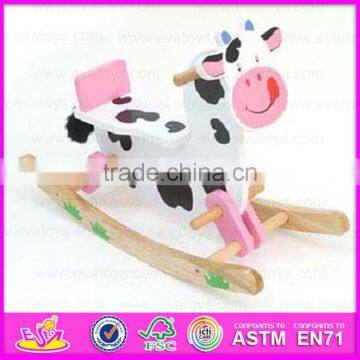 2015 Latest Design Kids Riding Horse Toy,Children Wooden Rocking Horse,Wooden Toy Rocking Horse for Outdoor Playground WJY-8002
