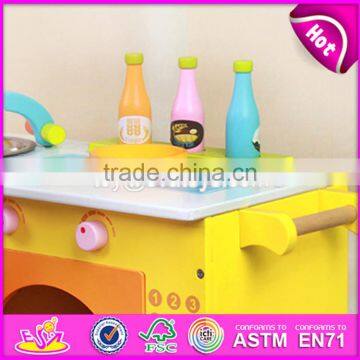 2017 New Design Giraffe Preschool Toy Wooden Children Play Kitchen W10C234 photo-4