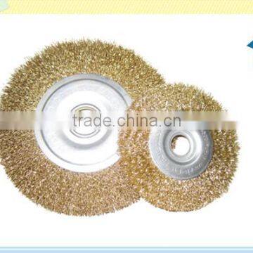 round cleaning circular steel wire brush