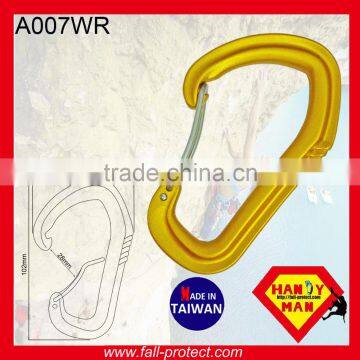 25KN Taiwan Mountain Climbing Aluminum Carabiner With Wire Gate photo-3