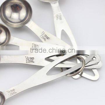 5 Pcs/Set Stainless Steel Measuring Spoons Baking Tools Tea Coffee Measure Tablespoon Set photo-4
