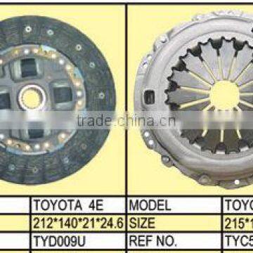 Clutch for Toyota 4E TYD009U TYC525