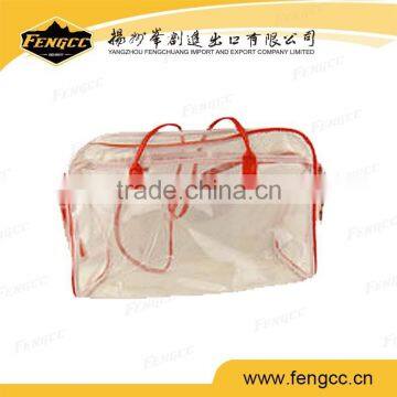 pvc bag/ body wash bag heat seal transparent pvc bag