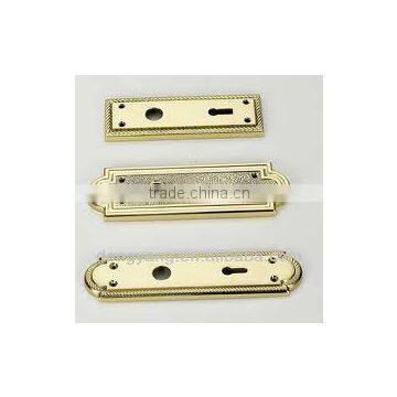 Brass Mortise Lock Escutcheon Plate
