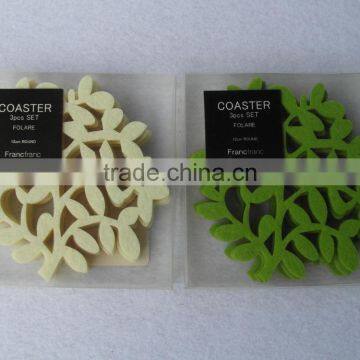 Fancy table decoration fabric coaster wholesale