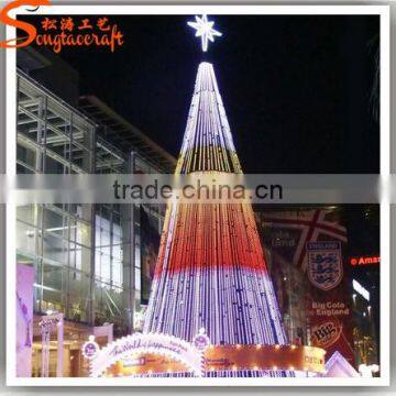Latest Design Hot Sale Giant Artificial Led Christmas Tree Ornament Decoration Colorful Lighting Tree Outdoor photo-6