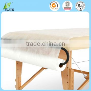 Eco-friendly Nonwoven Disposable Bed Sheet In Roll For Salon/Hospital