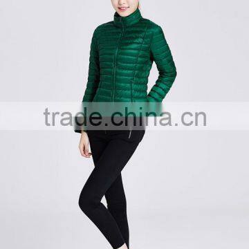 Outdoor lightweight ladies duck down jacket