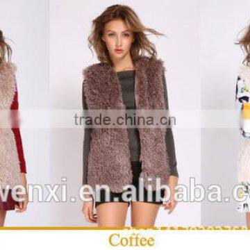 Hot style new winter women's Imitation fur vest