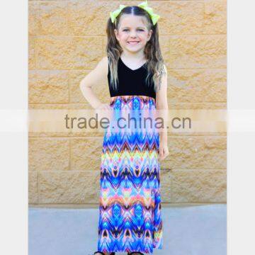 2017 Customized Plus Size Bohemian Maxi Dress for Mommy and me photo-3