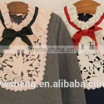 2016 Hot Children Baby Headmade Crochet Dress Embroidery Designs Picture photo-3