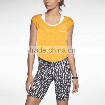 2014 comfortable super-soft cropped womens T-shirt