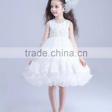 NEW Princess Flower Girl Dress Appliques Wedding Prom Ball Gowns Birthday Communion Kids TuTu Dress photo-2