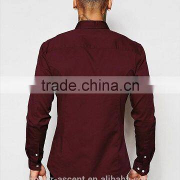 2016 Men's New Arrival Latest Formal Plain Shirts photo-2