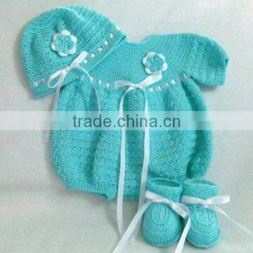 Handmade Crochet Baby Dress