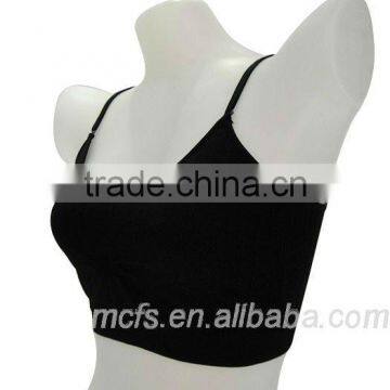 Hot Black Sexy Fancy Bra Top Intimates Ladies Lingerie Bras Women's Seamless Sport Bra photo-3