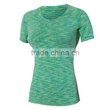 Wholesale OEM Custom Printing t Shirt Dry Fit Athletic Wear Women T-shirts Compression t Shirt Women photo-4