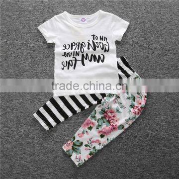 S17555A New Design Wholesale Children's Boutique Clothing Set photo-2