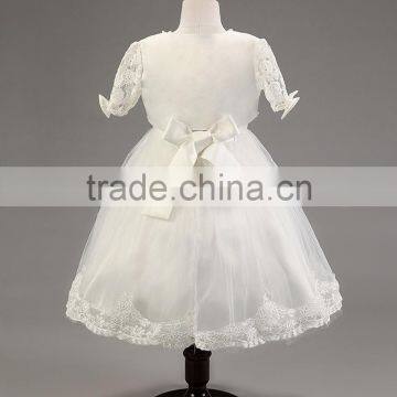 2016 Summer Style Kids Dress Flower Lace Princess Party Costume Girl Floral Dress photo-4