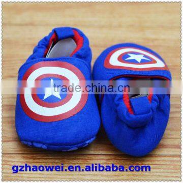 Captain America Shield Printed Baby Shoes photo-2