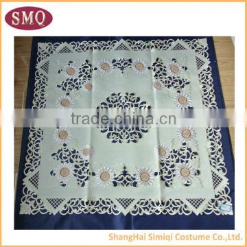 hot selling new design embroidery tablecloth with logo