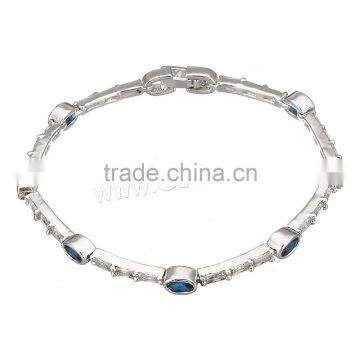 925 sterling silver Cubic Zirconia Sterling Silver Bracelets wholesale fashion jewelry