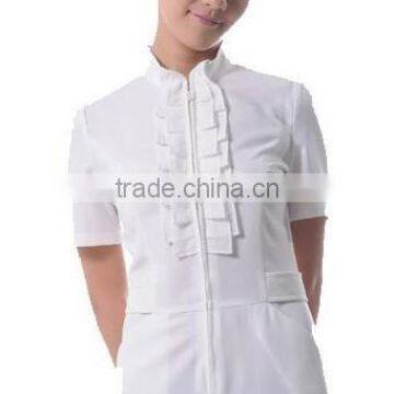 Wholesale Fashionable White Female Nurse Uniform Design photo-2