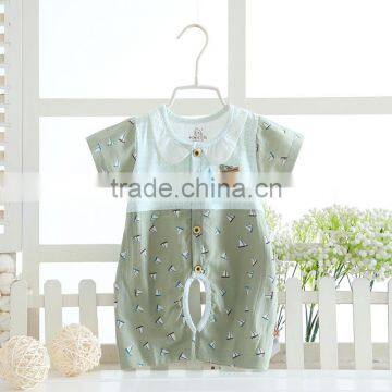 Wholesale Summer Striped Girls Baby Rompers Cotton Clothing photo-2