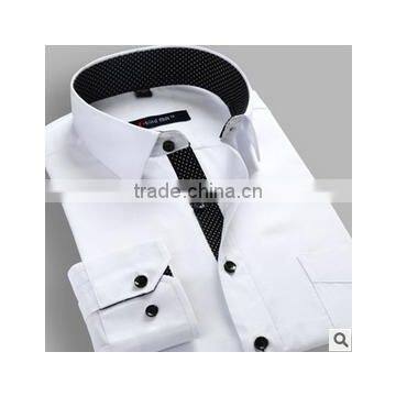 Latest Shirt Designs for Men Long Sleeve Formal Shirt Uniform Business Korean Men Anti-wrinkle T-shirt photo-2