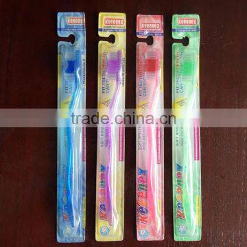 transparent soft adult toothbrush