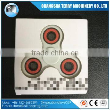 Plastic ABS Tri Fidget Spinner With Si3N4 Ceramic Bearing 608 photo-2