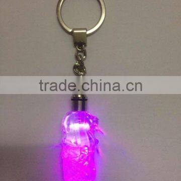 Crystal Singapore Merlion Model With LED Keychain For Souvenirs Gifts KJJ-01 photo-3