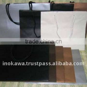 Luxury Shopping Paper Bag STOCKLOT LOW PRICE--- Black, Gold, Silver, Champagne Gold, Charcoal, and White --- Wholesale