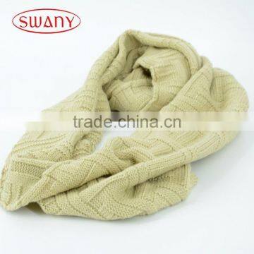 China wholesale durable knitted loop scarf with fringe